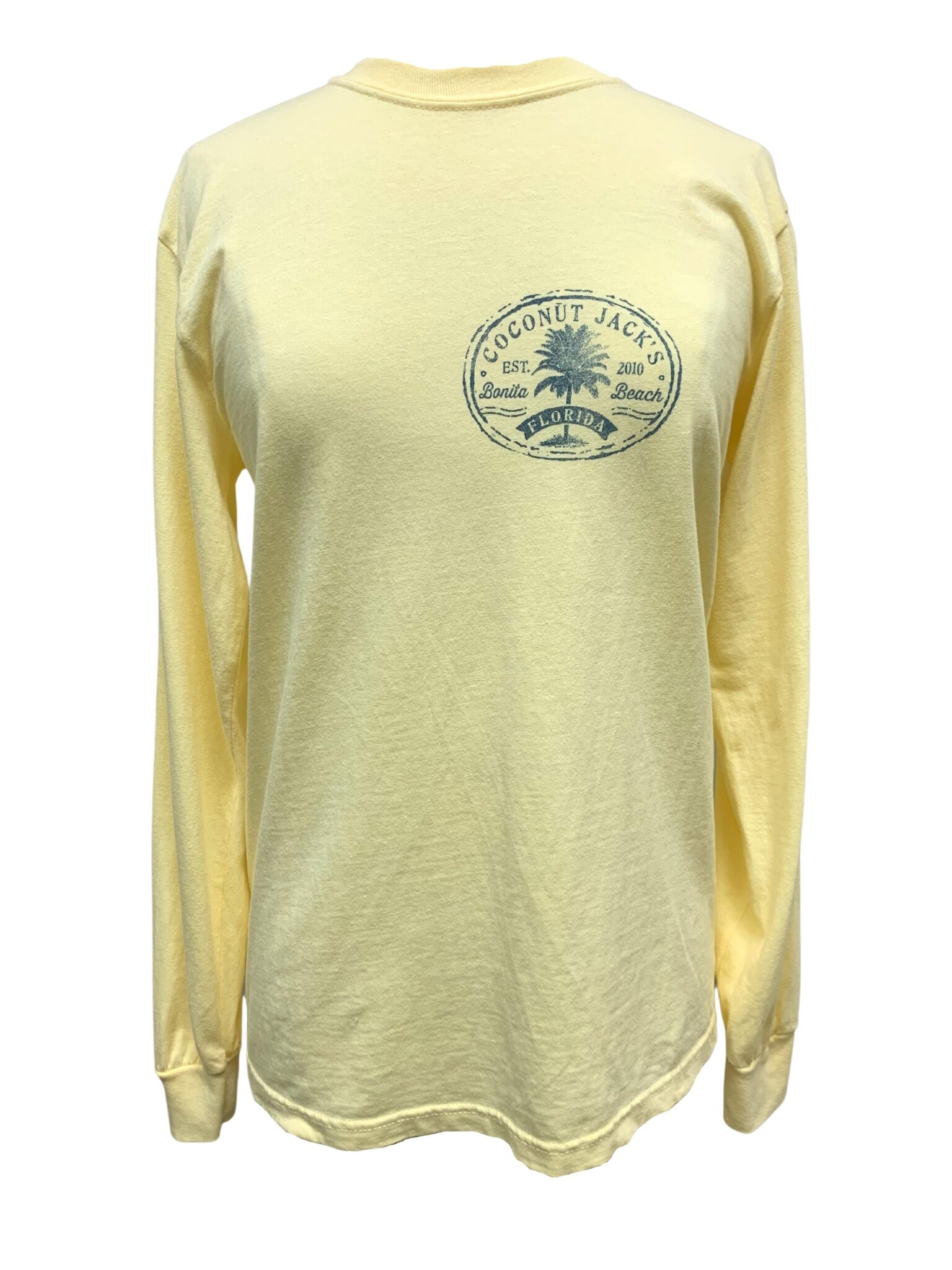 Coconut Jack’s Palm Stamp Long Sleeve Butternut Coconut Jack's