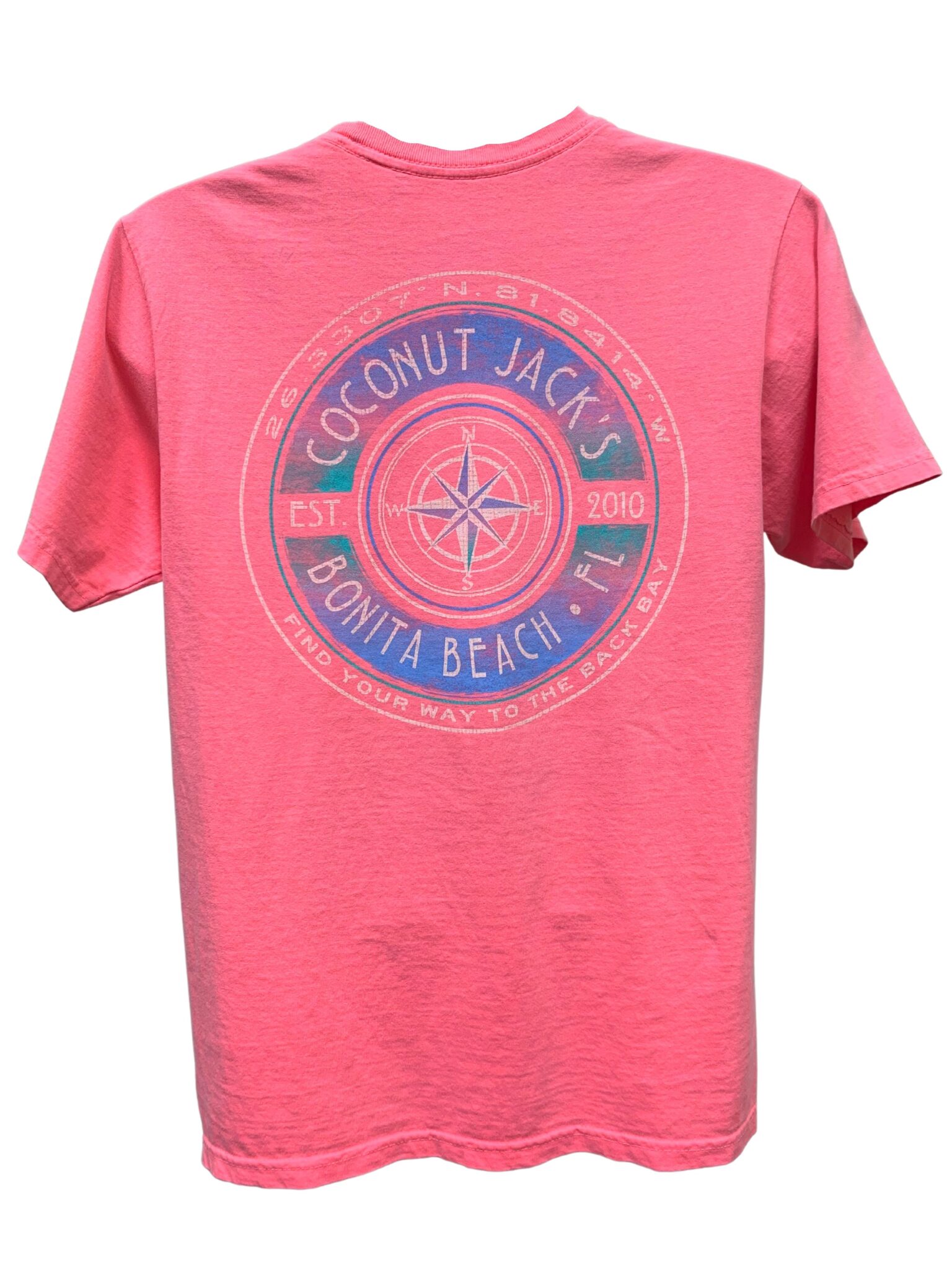 Coconut Jack’s Coral Compass Tee - Coconut Jack's Waterfront Grille