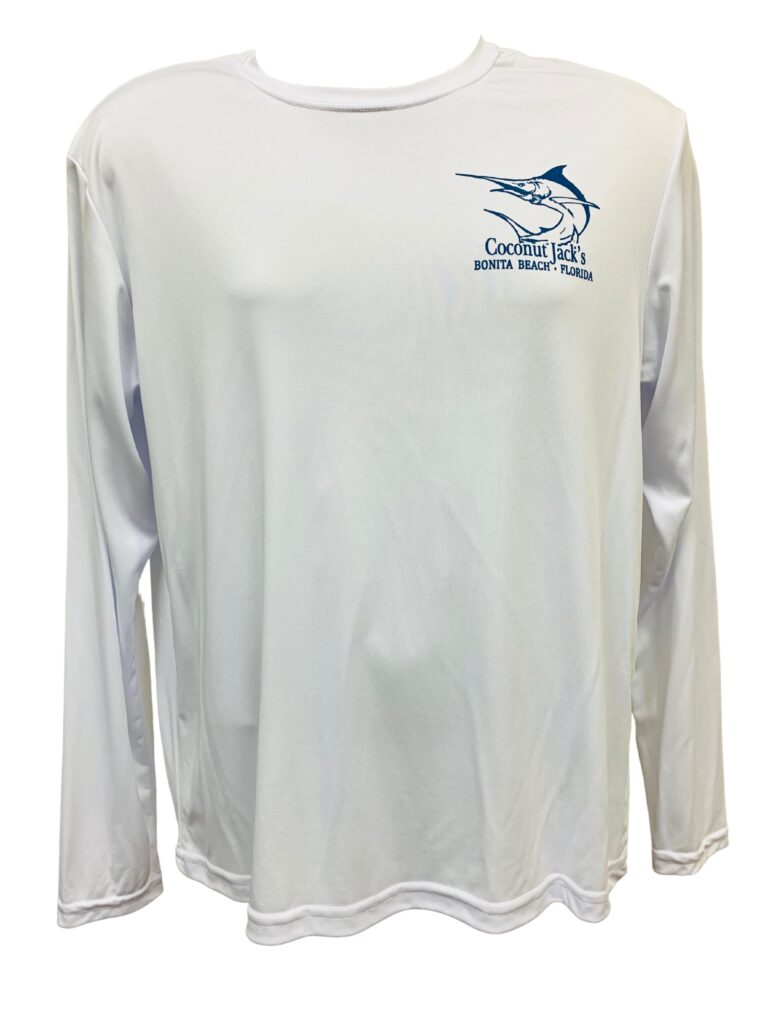 Coconut Jack’s American Marlin Fishing Shirt White Coconut Jack's