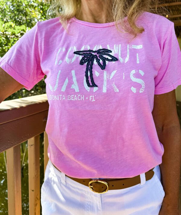Classic CJ Palm Tee Pink - Image 2