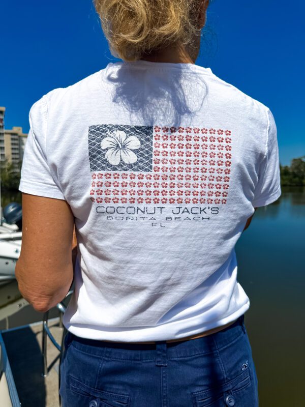 Red White Blue Hibiscus - Image 4