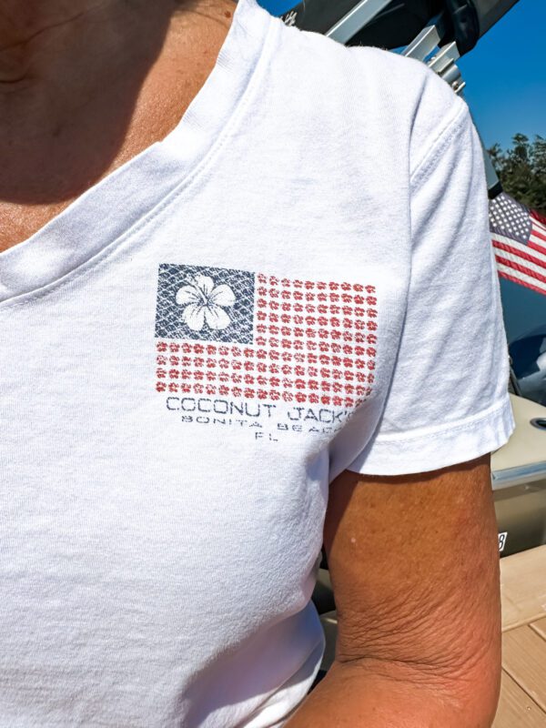 Red White Blue Hibiscus - Image 5