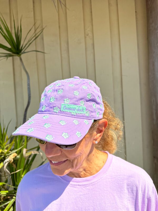Jack's Lavender Hibiscus Cap